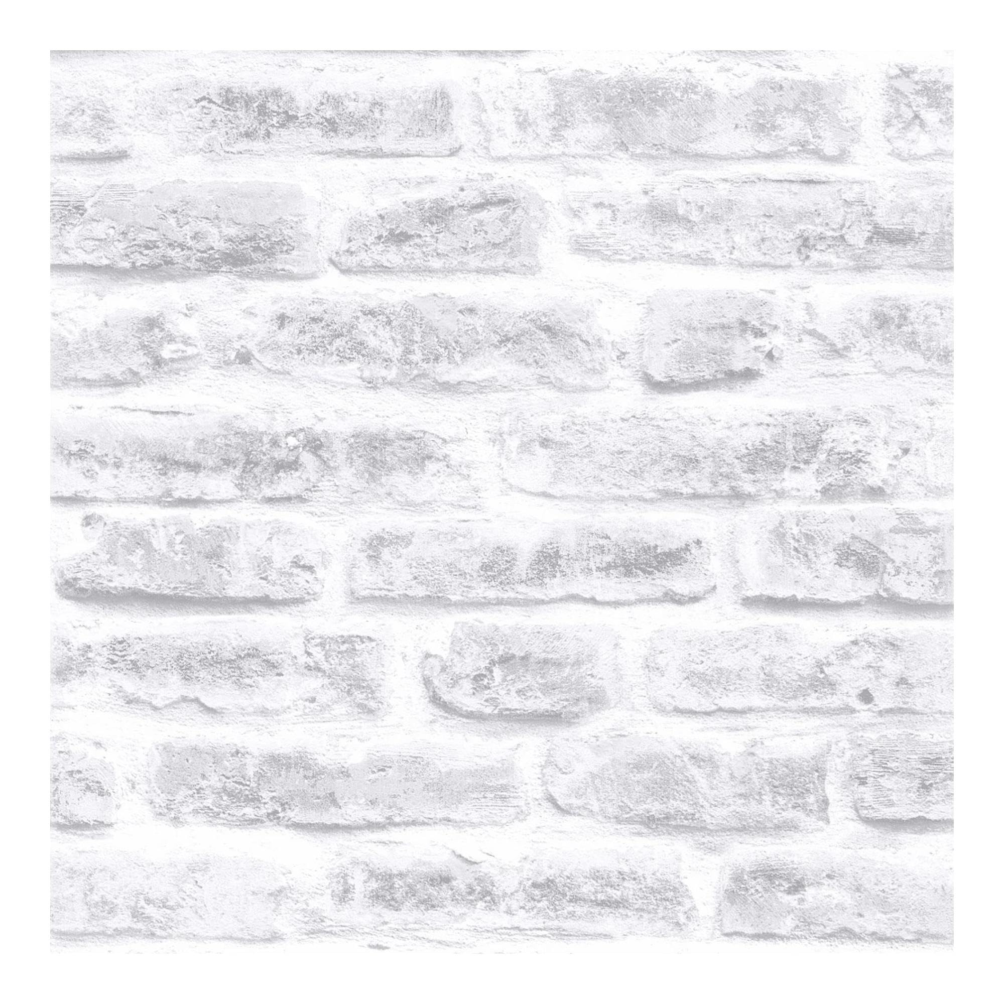 Superfresco Easy Paste The Wall White Brick Wall Effect wallpaper,1000cm length x 52cm Wide