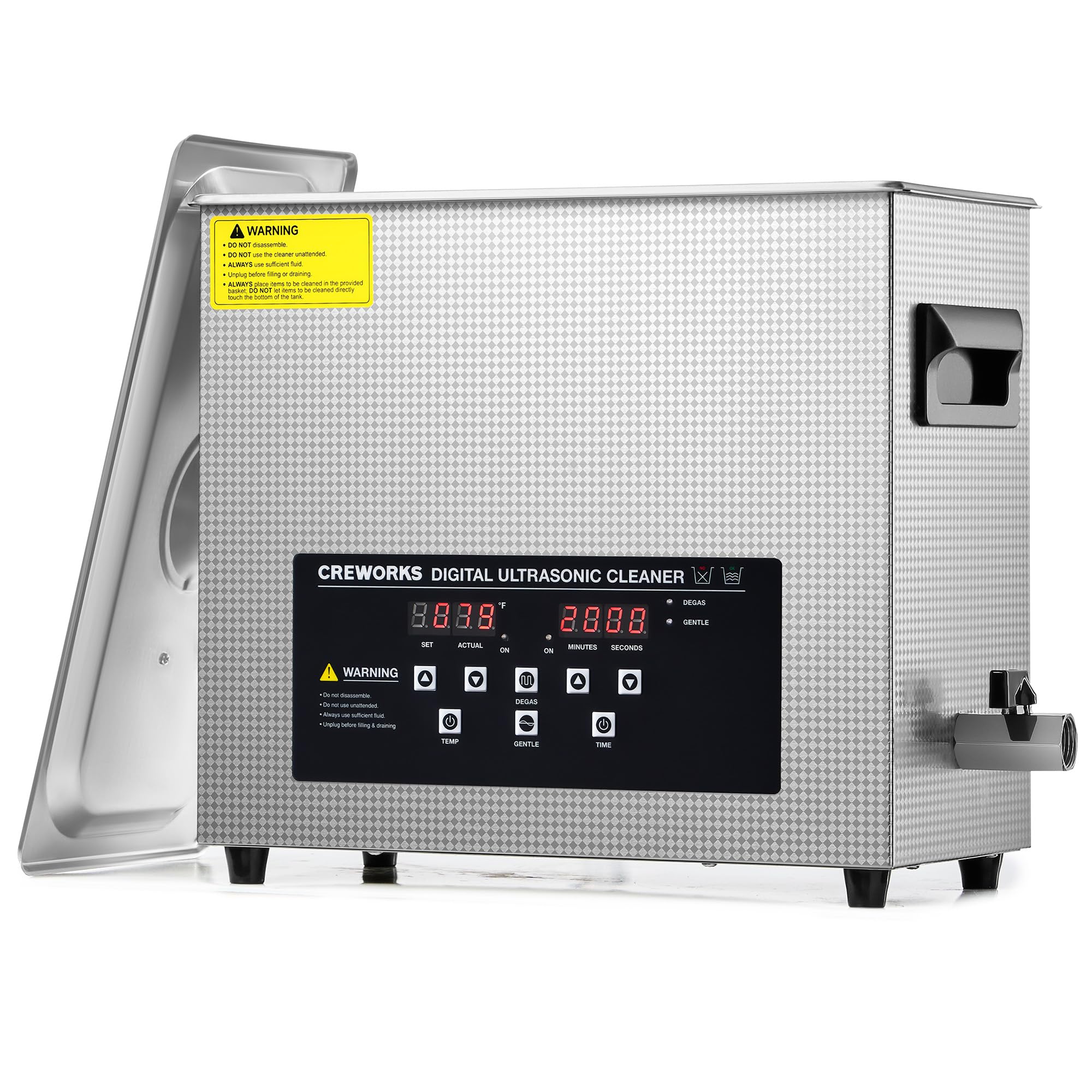 CREWORKS 6L Digital Ultrasonic Cleaner
