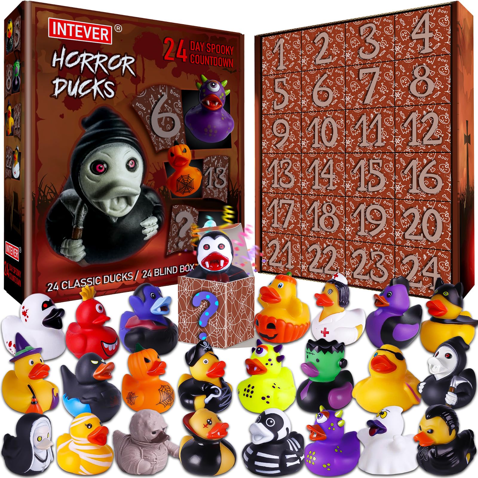 START DASH TURBO 絶走 ウィスキーハロウィン 3枚セット 廃盤 Amazon.com: Intever Advent Calendar 2026 - Horror Rubber Duckies