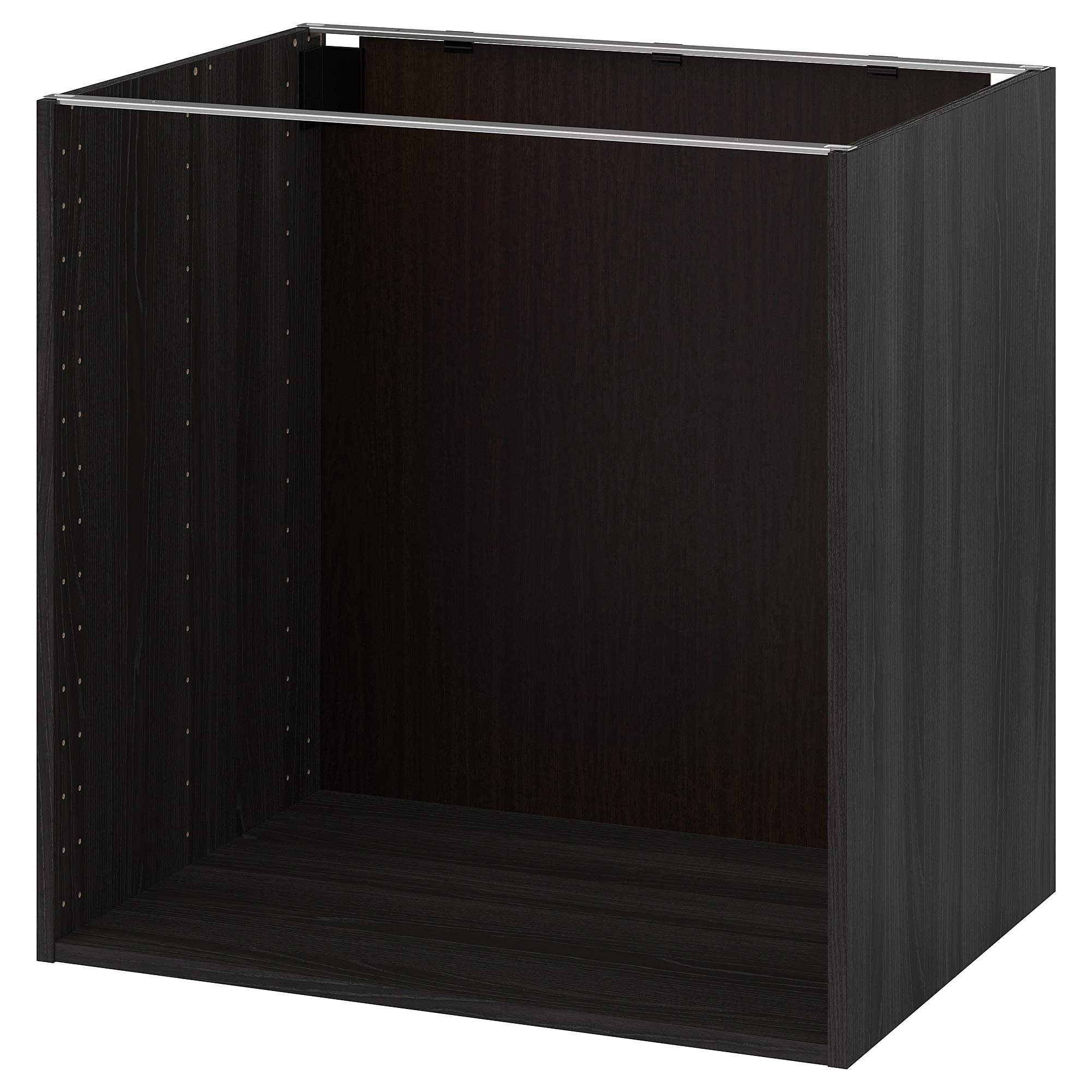 Cadre d'armoire METOD meuble bas de cuisine 80x60x80 cm bois noir