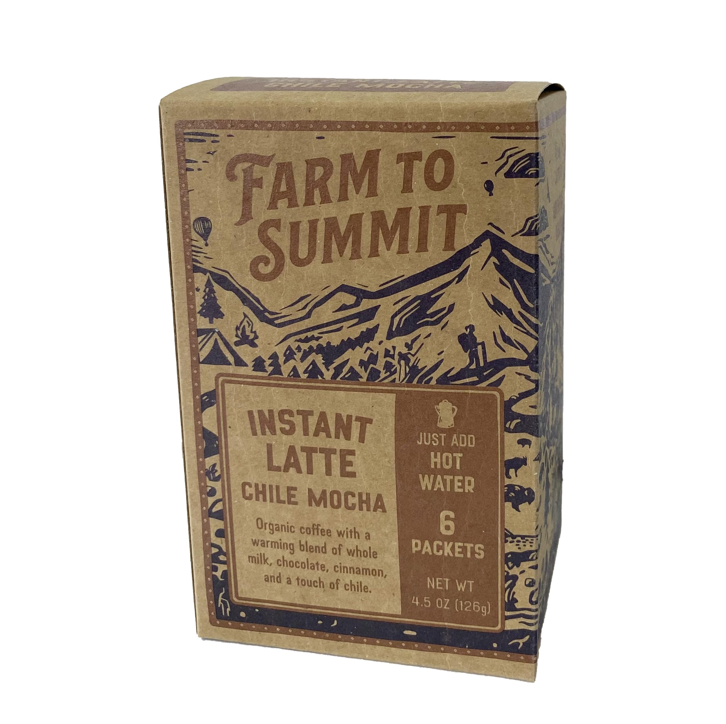 Amazon.com : Farm to Summit Instant Lattes | Whole Milk Latte 8