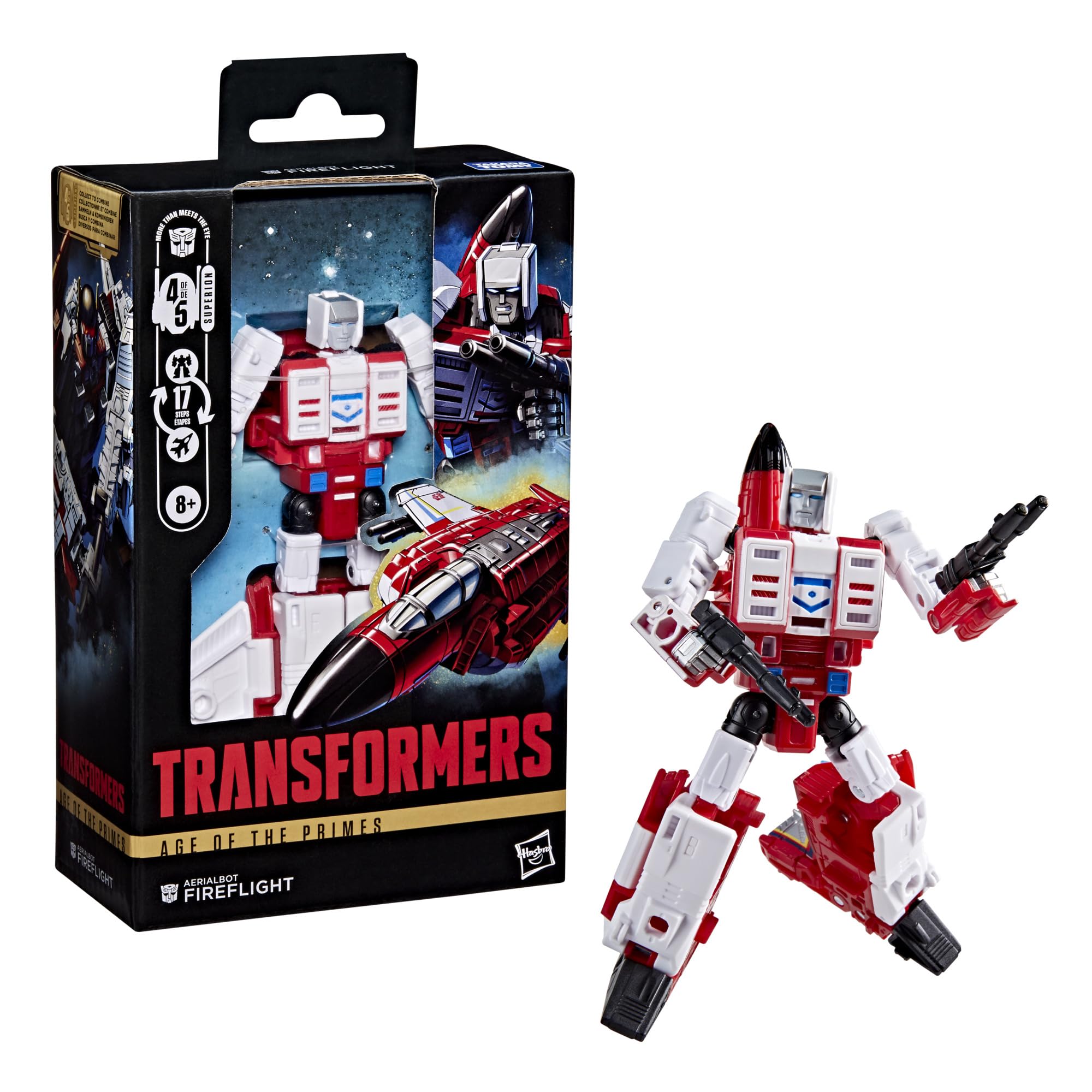 Hasbro Transformers Age Of The Primes Aerialbot Skydive Deluxe Class 5.5-In Action Figure - Foto 12
