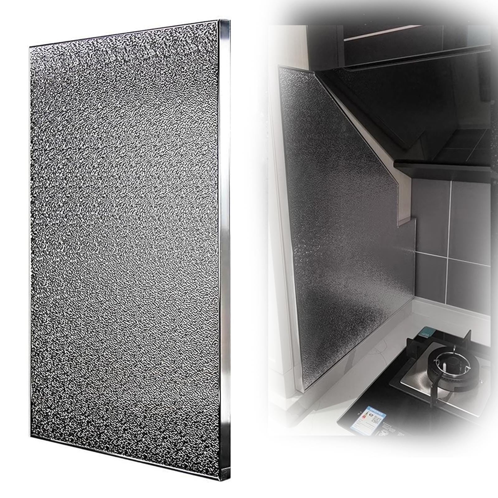 Pannello di Protezione Termica in Alluminio, Scudo Termico per Forno, Frigorifero, Piano Cottura, microonde, Protezione antiolio.