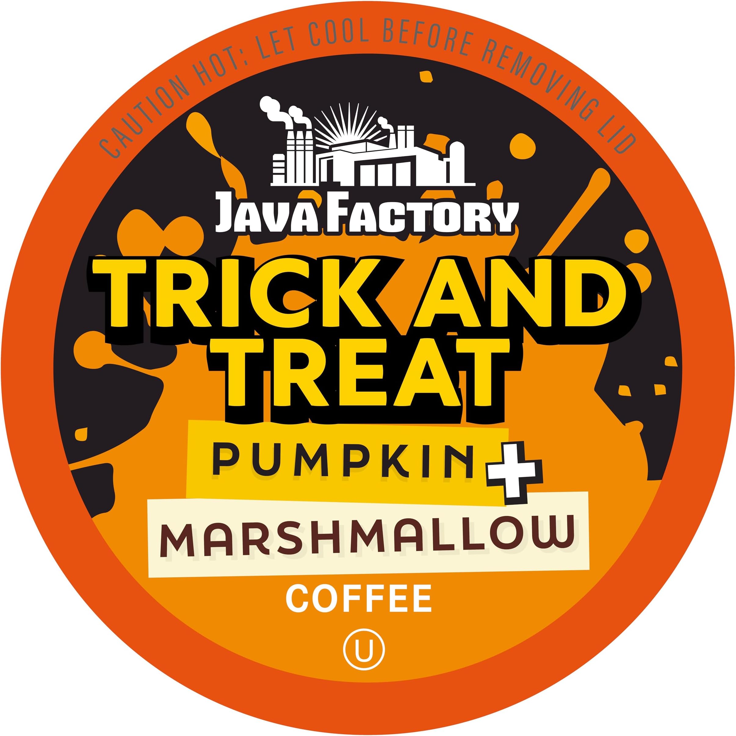 Coffee Pods Pumpkin and Marshmallow Flavored Coffee Compatible with K Cup Brewers Including 2.0, Trick and Treat, 40 Count