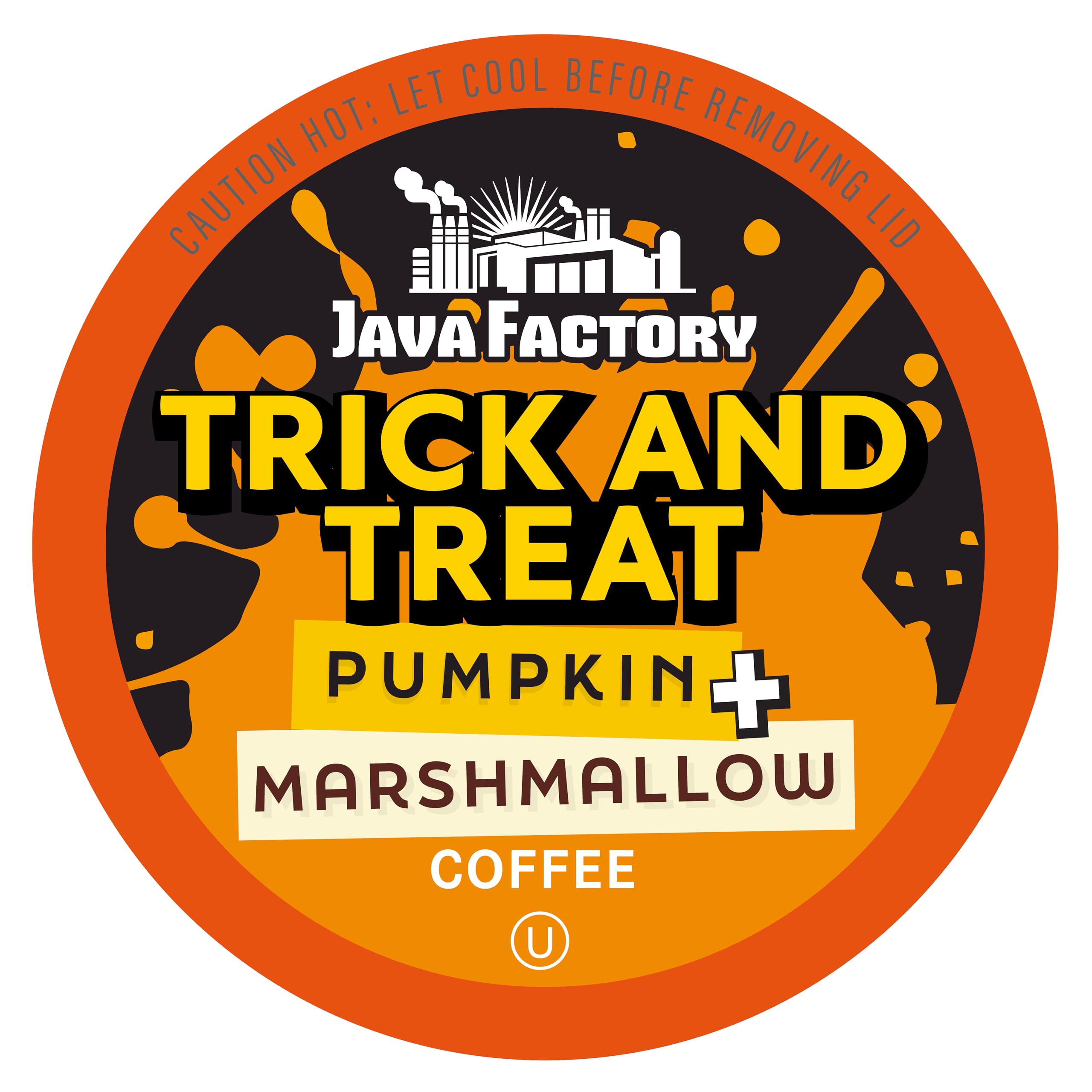 Coffee Pods Pumpkin and Marshmallow Flavored Coffee Compatible with K Cup Brewers Including 2.0, Trick and Treat, 40 Count