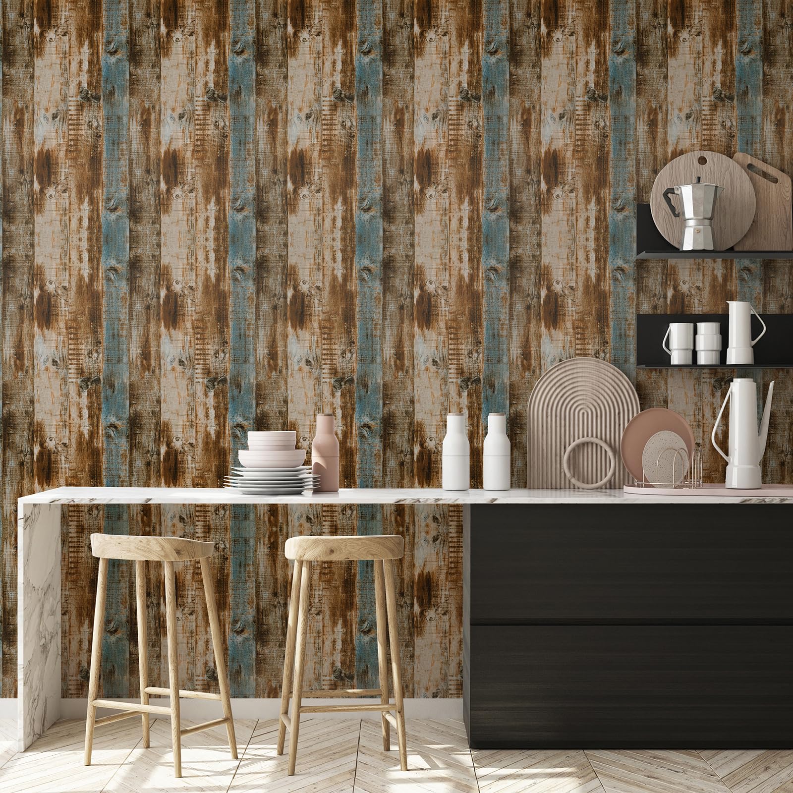FENTIS behang, grijs, zelfklevend, behang, keuken, baksteen, vintage, decoratief, vintage, afpellen en plakken, vinylfolie van kunststof, voor de keuken, 44 x 500 cm FENTIS behang, grijs, zelfklevend, behang, keuken, baksteen, vintage, decoratief, vintage, afpellen en plakken, vinylfolie van kunststof, voor de keuken, 44 x 500 cm