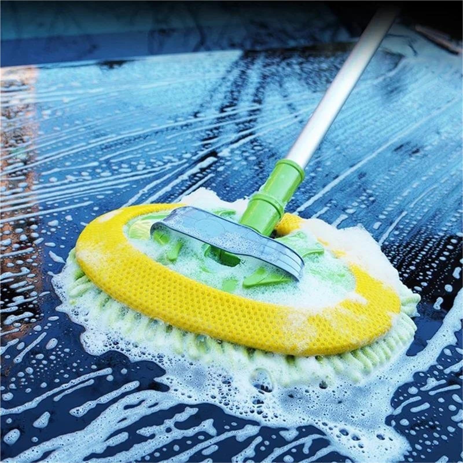 Mop for Lavare la Polvere for Auto in ciniglia 2 in 1
