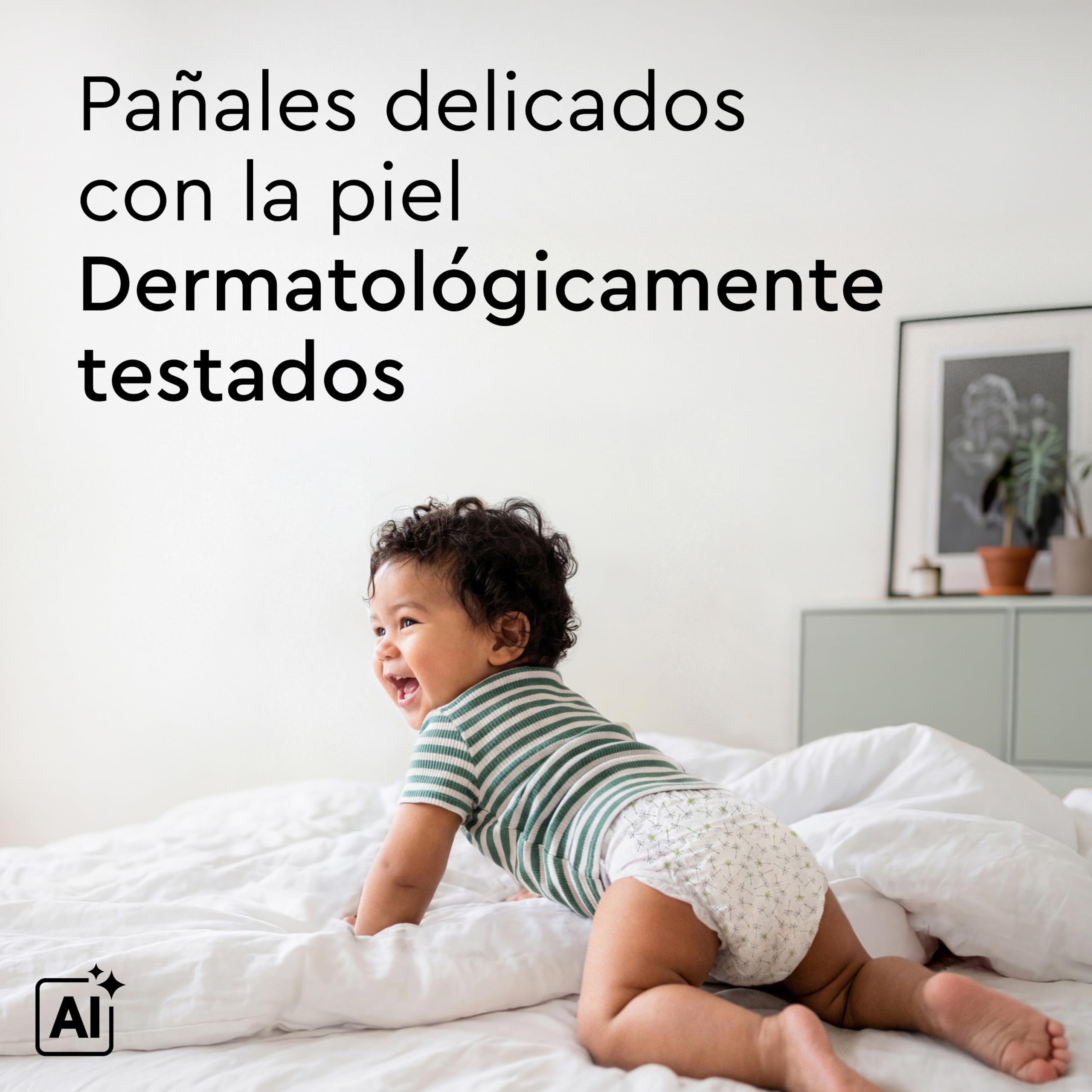 Pañales LILLYDOO, talla 4 (9+ kg), 150 uds., con protección contra fugas | Pañales delicados con la piel: extra suaves, sin perfumes ni lociones y testados dermatológicamente