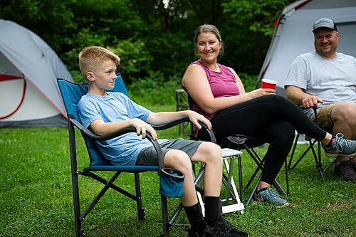 Miniatura 2 de ALPS Mountaineering Sillas de campamento para adultos, cómoda tela de poliéster acolchada sobre marco de aluminio y acero ancho resistente con