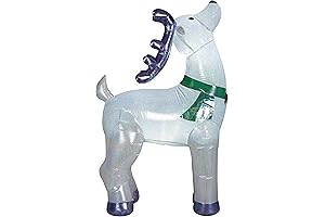 Charming Silver Iridescent Reindeer Buck