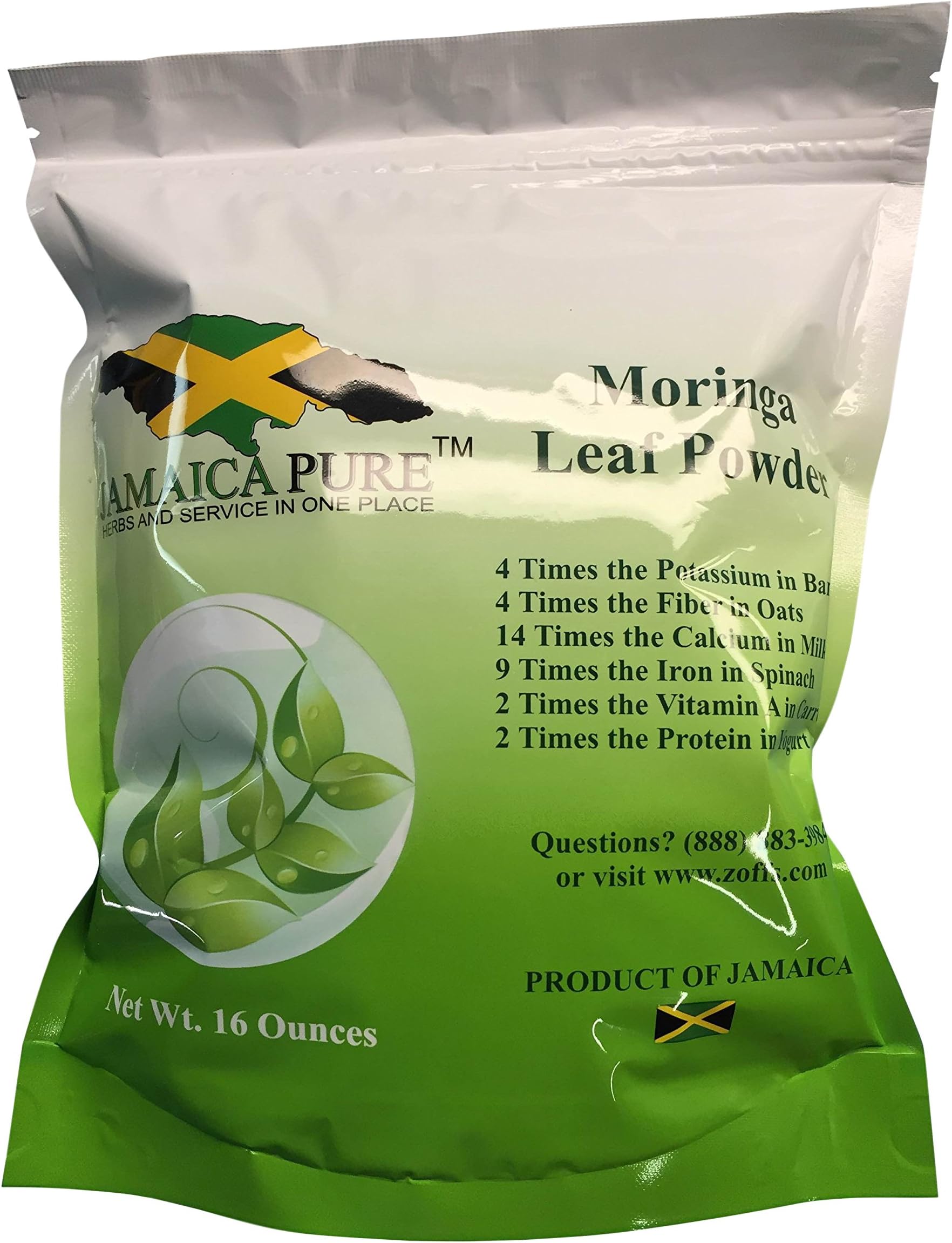 Moringa Oleifera Leaf Powder (1 Kg / 2.2 Lb)