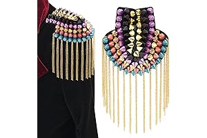 PH PandaHall Rivet Tassel Epaulettes: The Epitome of Punk Fashion