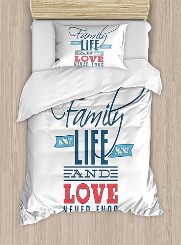 Miniatura 9 de Ambesonne Jukebox Duvet Cover Set, Digital Retro Print Party Themed Old Antique Music Radio, Decorative 3 Piece Bedding Set with 2 Pillow Shams,