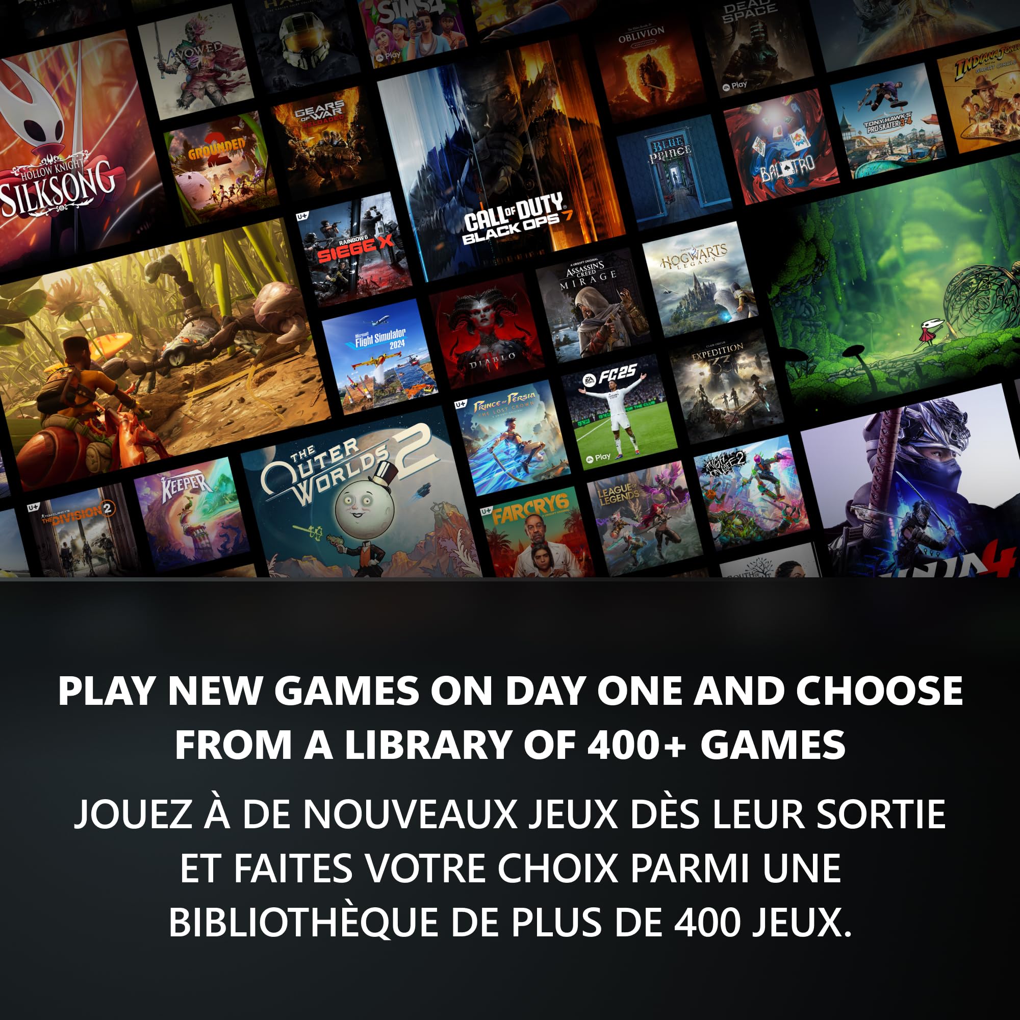 Digital code for Xbox Game Pass Ultimate membership, featuring key game titles and supported devices.