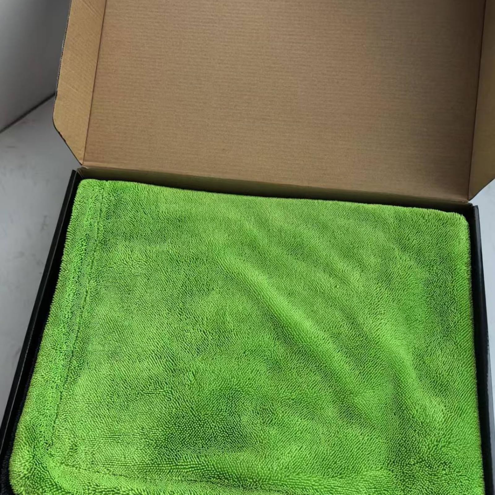 Toalla de limpieza de coche resistente, 3 L, absorción de agua, sin costuras, para lavado de vehículos, uso profesional, toalla de microfibra de alta absorción