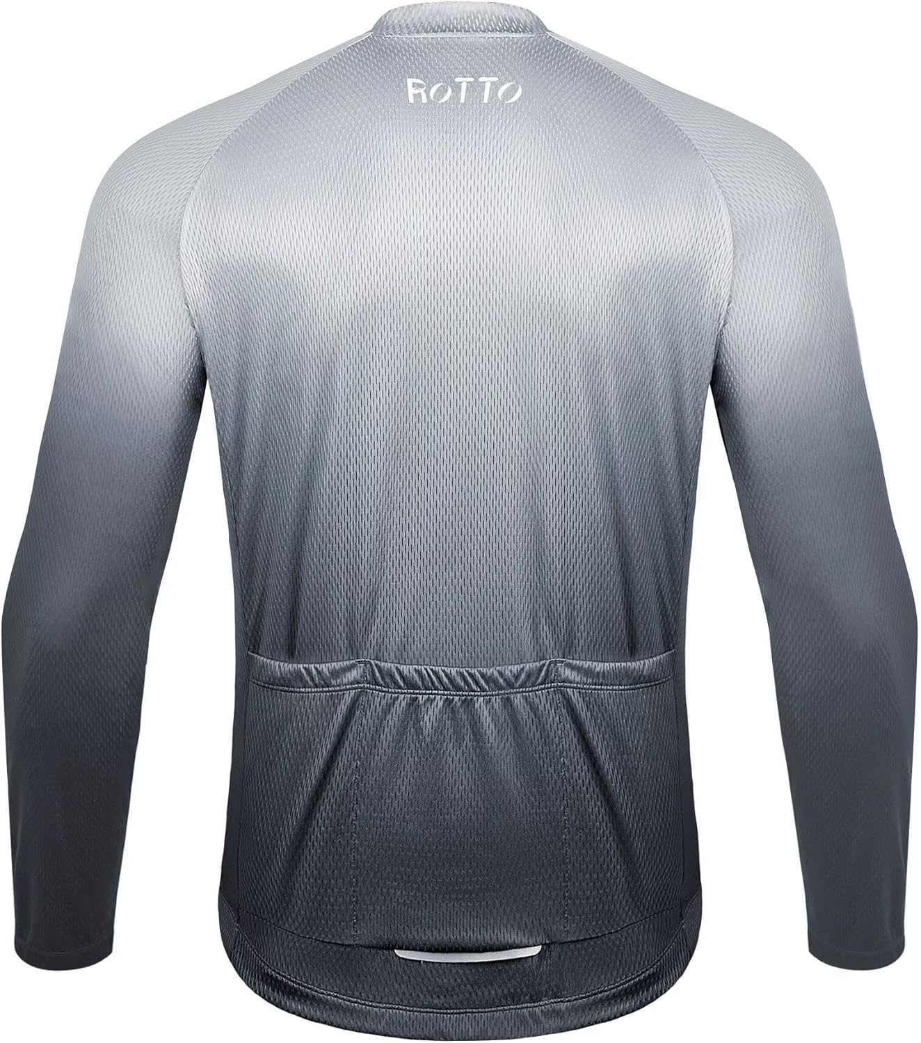 ROTTO Cycling Jersey Mens Bike Shirt Long Sleeve Gradient Color Series - Image 3