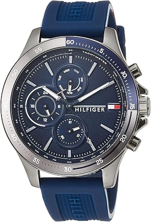 Tommy Hilfiger Mens Baker Watch, 1 piece, sports