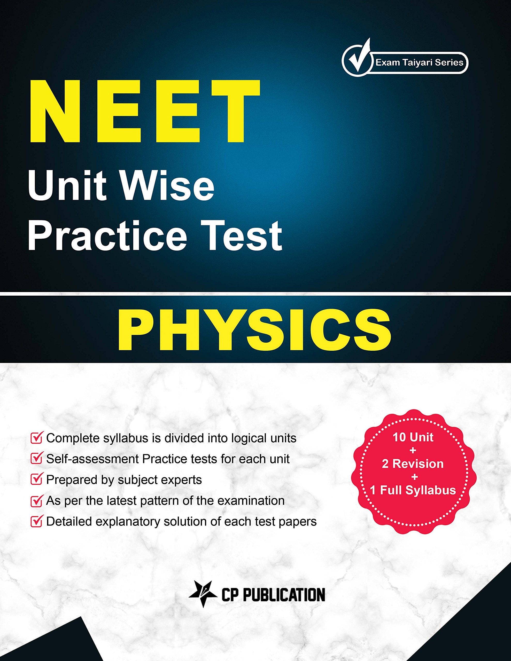 NEET Physics - Unit wise Practice Test Papers By Career Point Kota [Paperback] Career Point Kota and CP Editorial