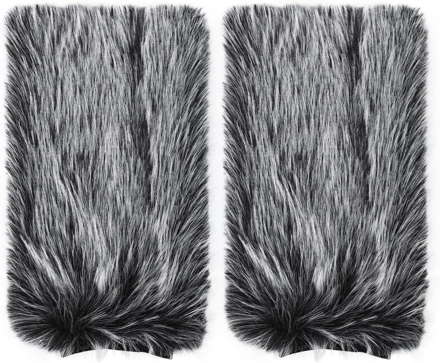 Womens Faux Fur Leg Warmers Soft Furry Fuzzy Boot Cuffs Cover for Winter Christmas Halloween Party Cosplay Costume - Image 3