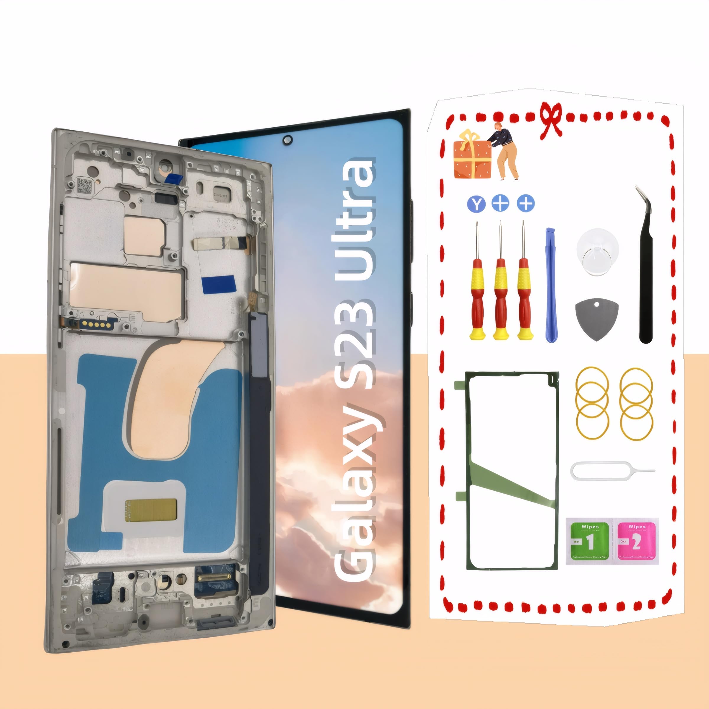 Amazon.com: OLED for Samsung Galaxy S23 Ultra 5G LCD Screen