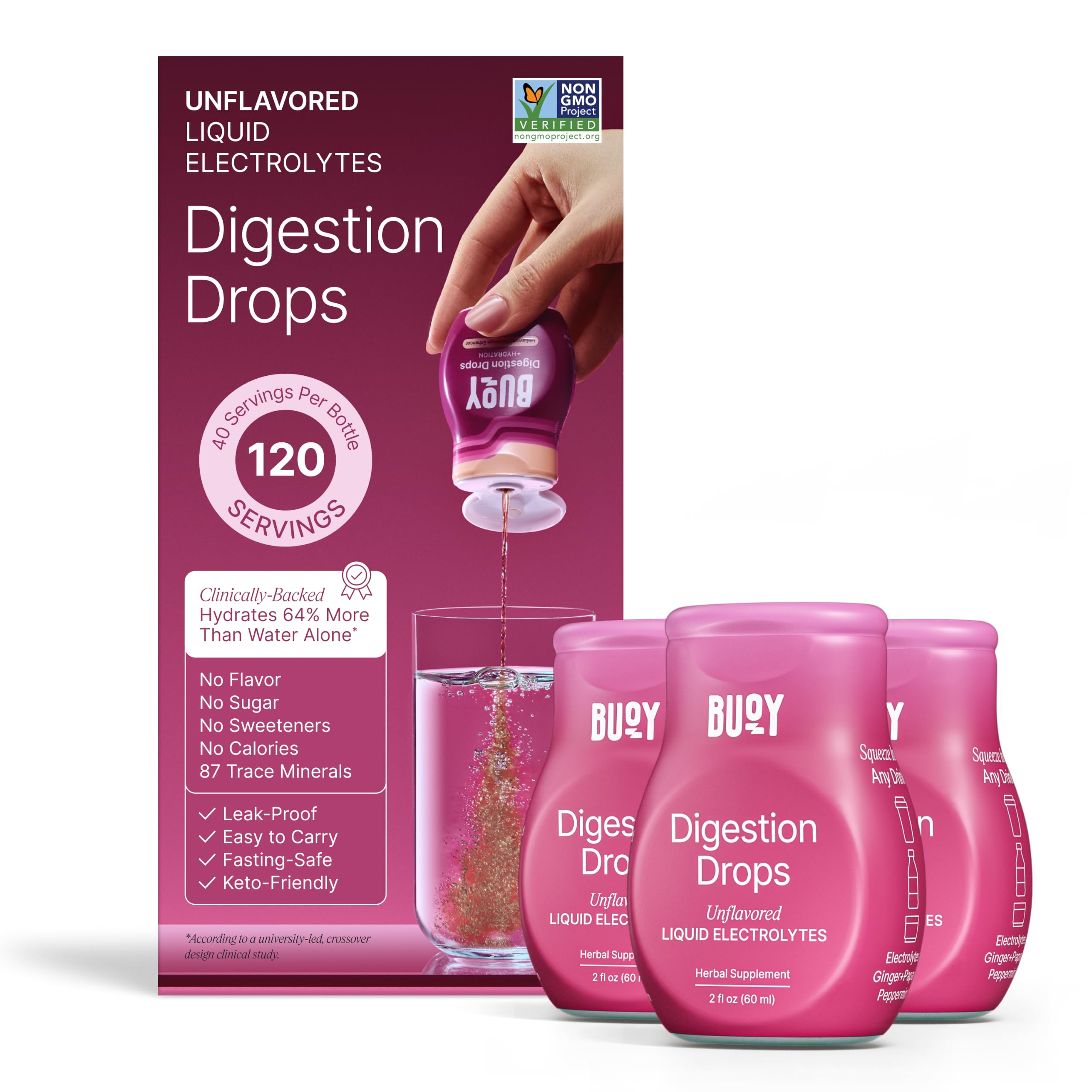 Buoy Digestion Electrolyte Drops Electrolytes