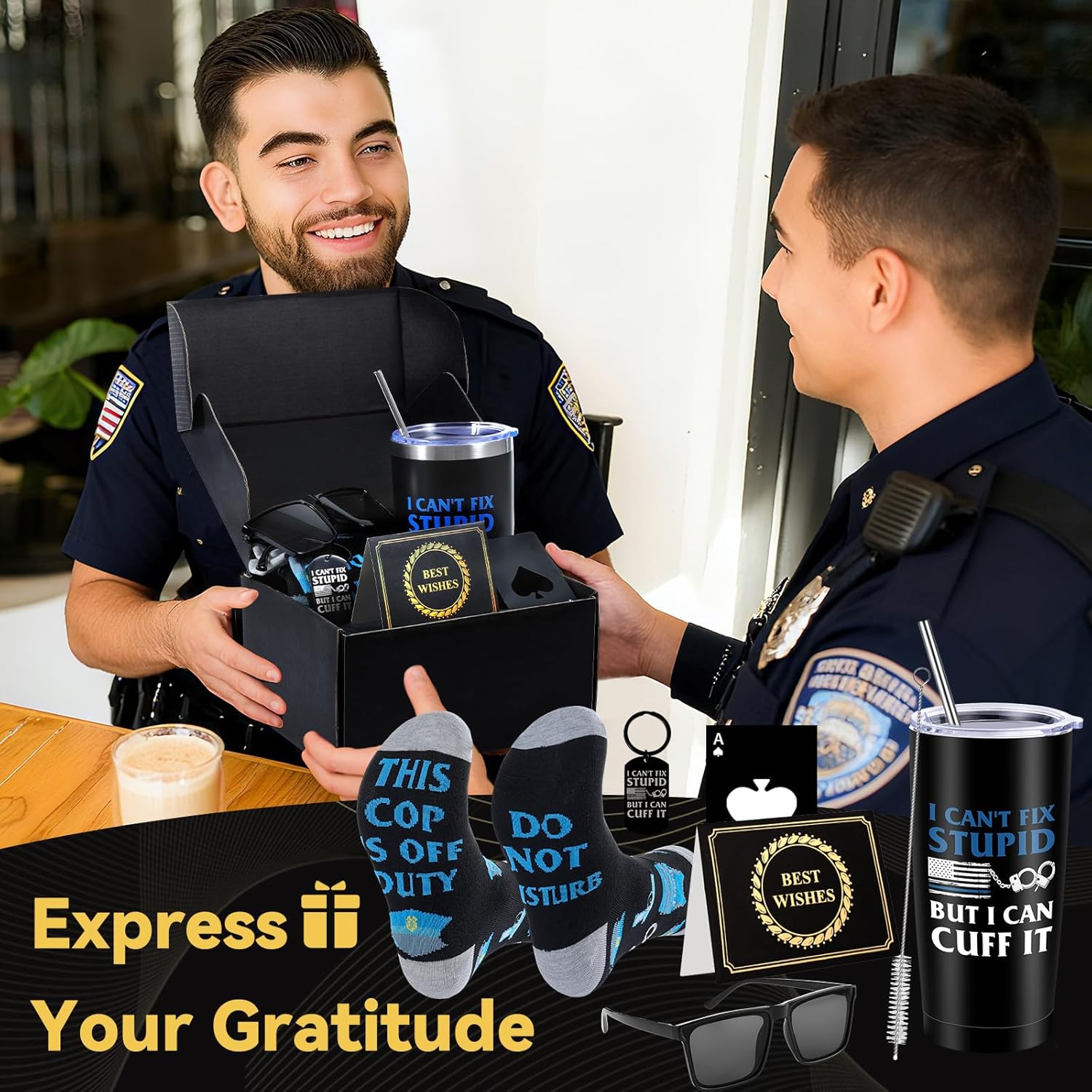 Police Gifts for Men, Police Officer Gifts, Best Gift for Law Enforcement, Funny Cop Gift Unique Policeman Presents for Christmas Academy Graduation Retirement Appreciation - Image 7