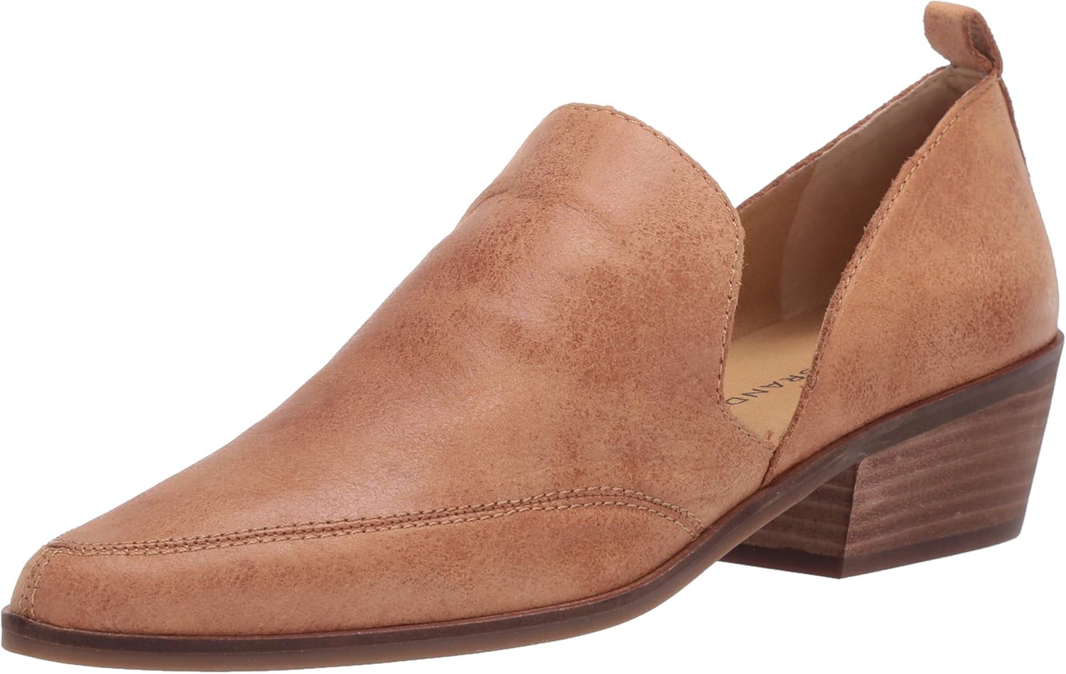Lucky Brand Women's MAHZAN Loafer, Tan, 8 M US