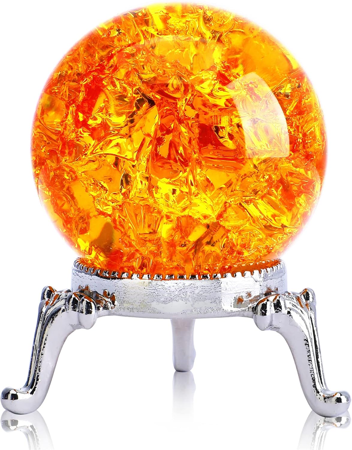 H D HYALINE DORA Glass Crystal Ball 40mm Ice Crack Ball Crystal Ball h-d-hyaline-dora-glass-crystal-ball-40mm-ice-crack-ball-crystal-ball