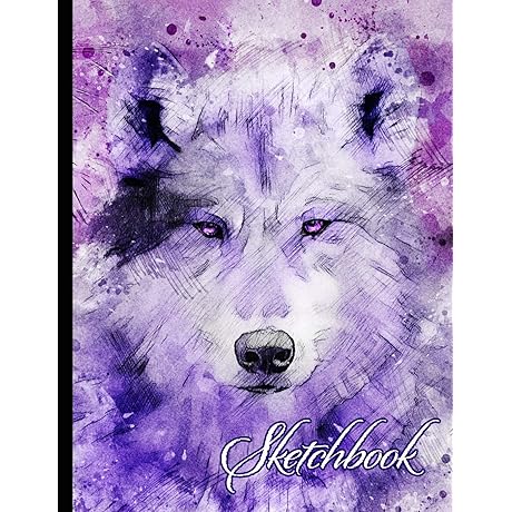 Personalized Artist Sketchbook: Embark on an Adventure with the Wolves
