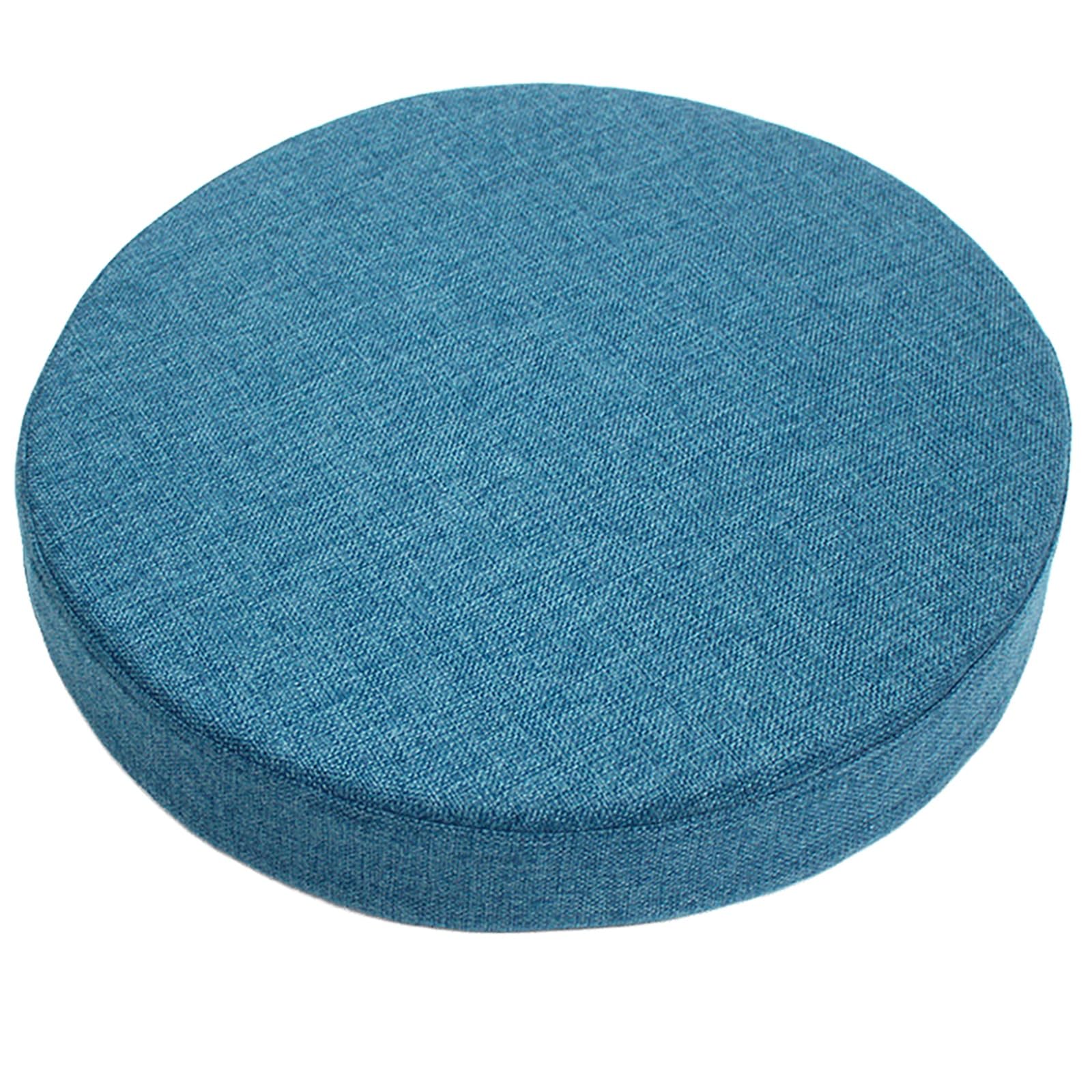 Cojines redondos para silla de comedor con funda extraíble y grosor de 2 o 3 pulgadas