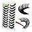 3D Plant Fibre Russian Strip Lashes, D Curl Lash Strips, Wispy Mink Eyelashes - Natural Faux Mink Eyelashes (DC10)