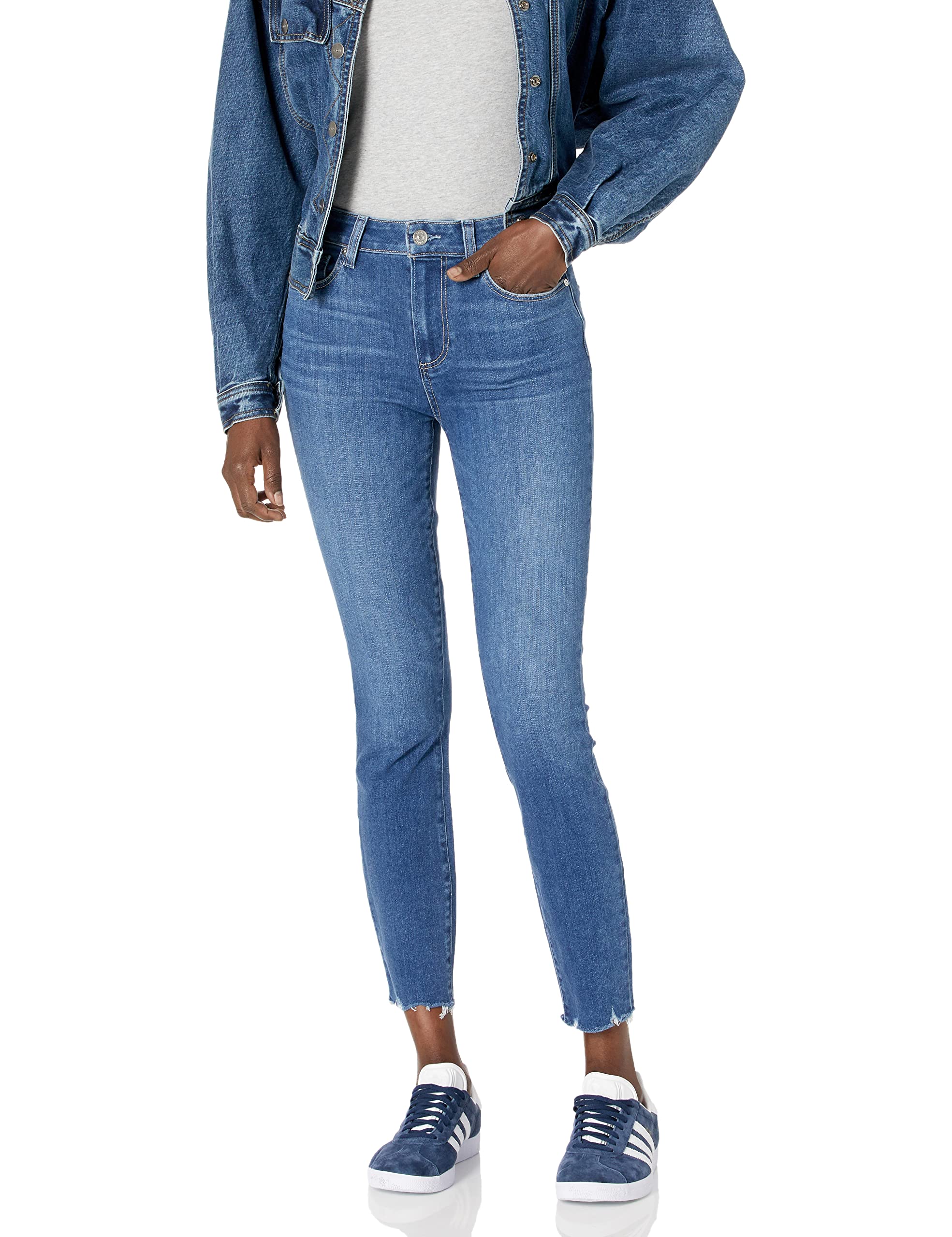 PAIGE Women's Hoxton Transcend Vintage High Rise Ultra Skinny Ankle Jean