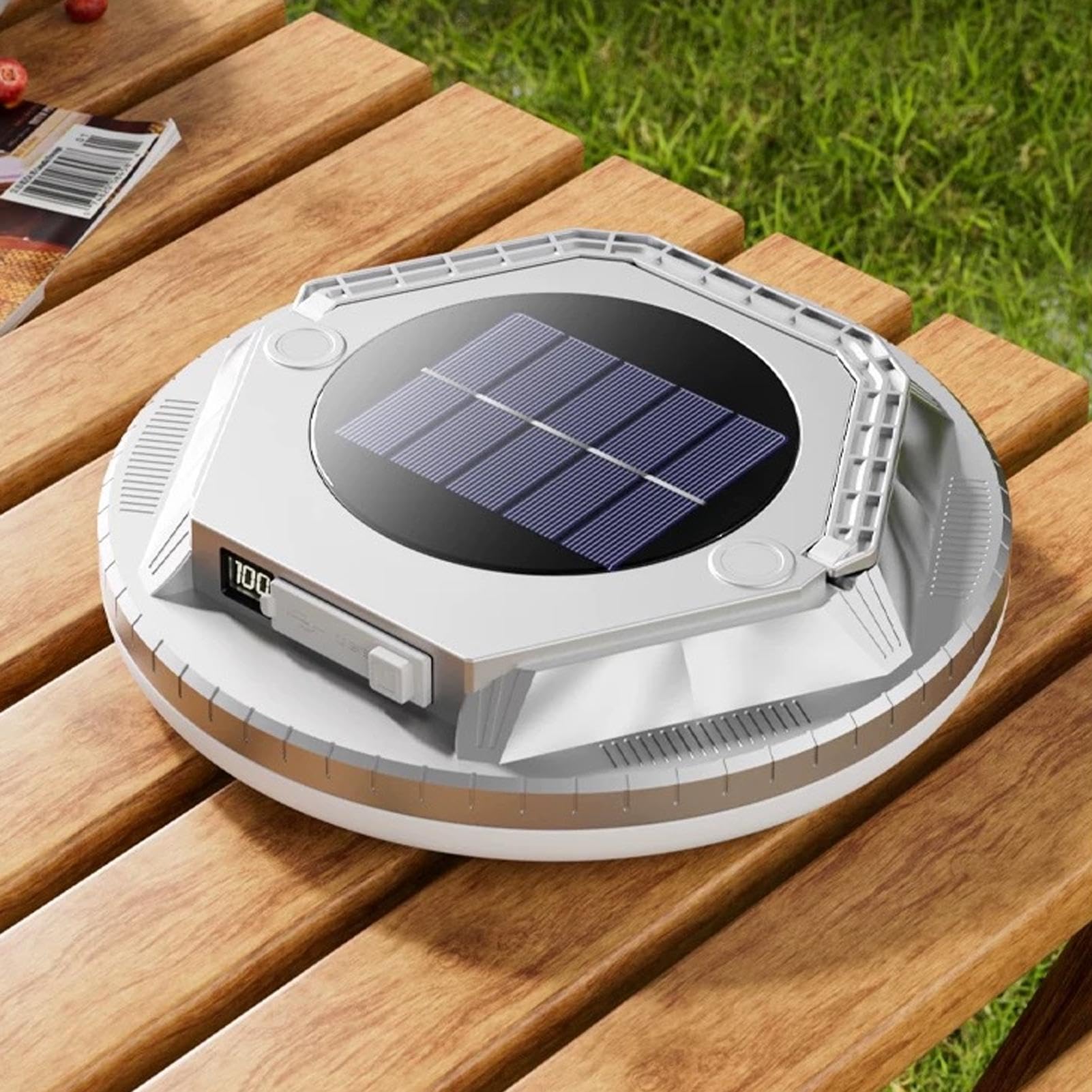 Przenośna Latarnia 1600 lumen Solarna do Namiotu