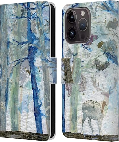 Miniatura 10 de Head Case Designs Officially Licensed Wyanne Quiet Nature 2 Leather Book Wallet Case Cover Compatible with Apple iPhone 15 Pro