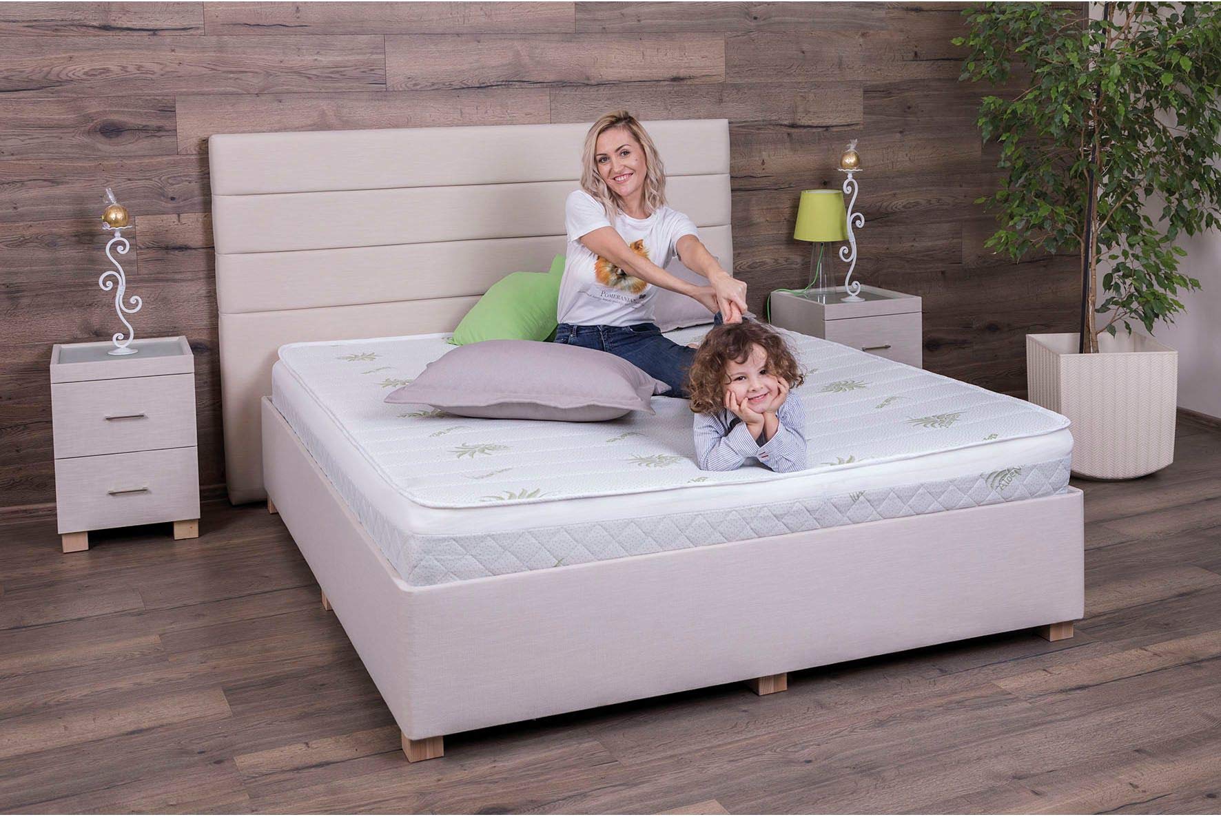 TED Topper Matratzenauflage 90 x 200 cm Aloe Familie, Hhe: 5 cm, Hohe  Qualitt Aloe Vera Stoff : Amazon.de: Kche, Haushalt & Wohnen