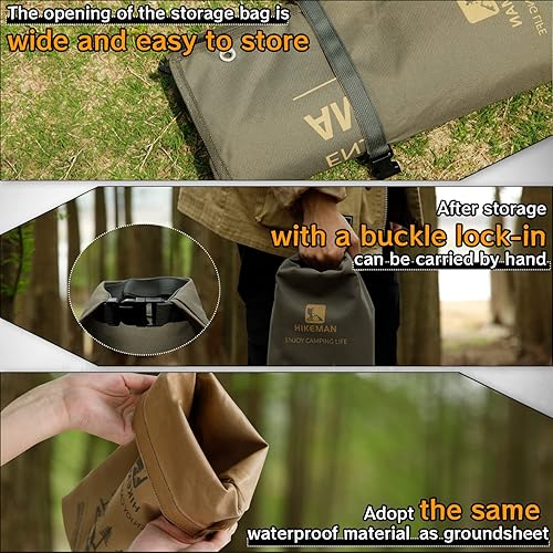 Miniatura 6 de Lona impermeable para tienda de campaña, resistente para guardar el suelo, tienda de campaña ultraligera, para campamento, picnic, senderismo,