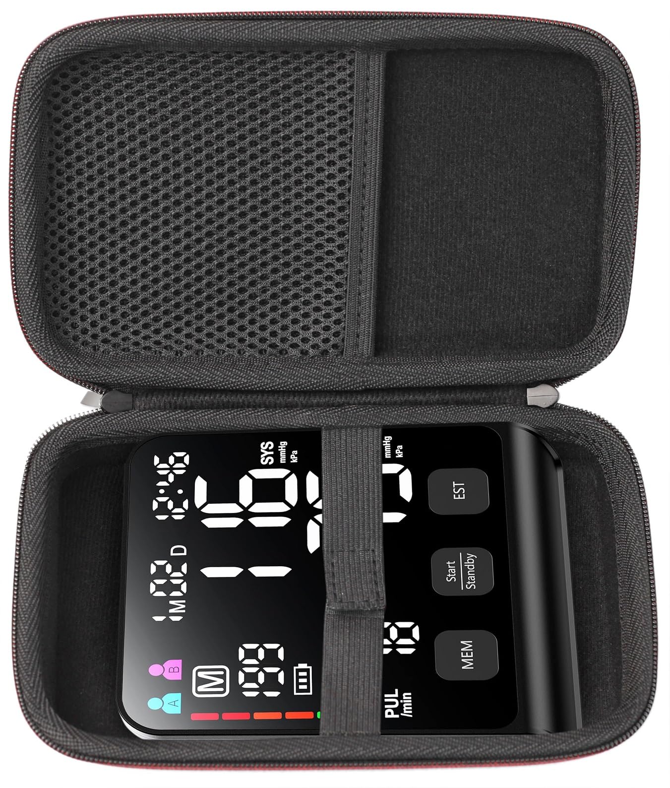 Hard Case Travel Bag Compatible with WAMELPRI U80 Upper Arm Electronic Automatic Upper Blood Pressure Monitor（ Only Case）-image-35