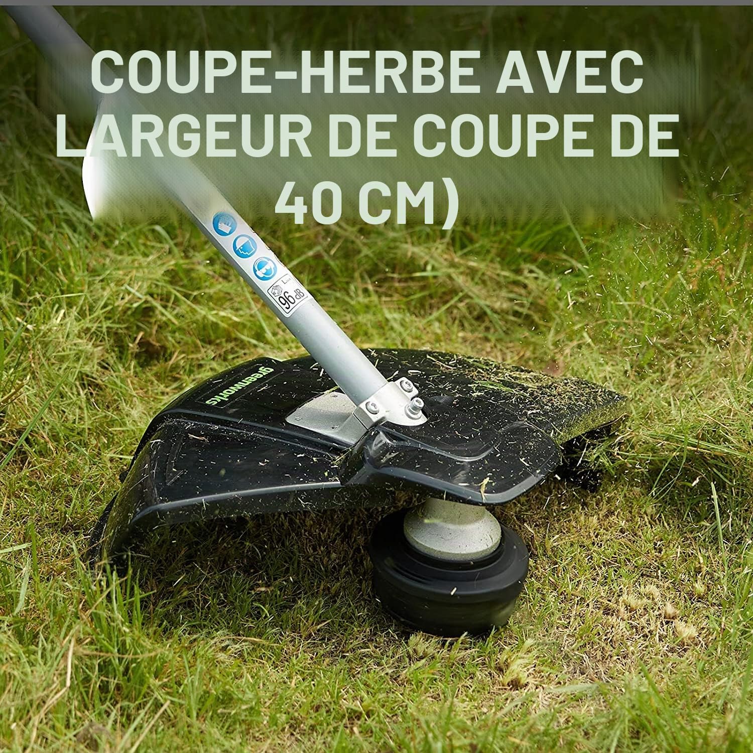 Greenworks Coupe-bordure & Débroussailleuse à Fil Électrique 230V 40cm, Lame de Débroussailleuse