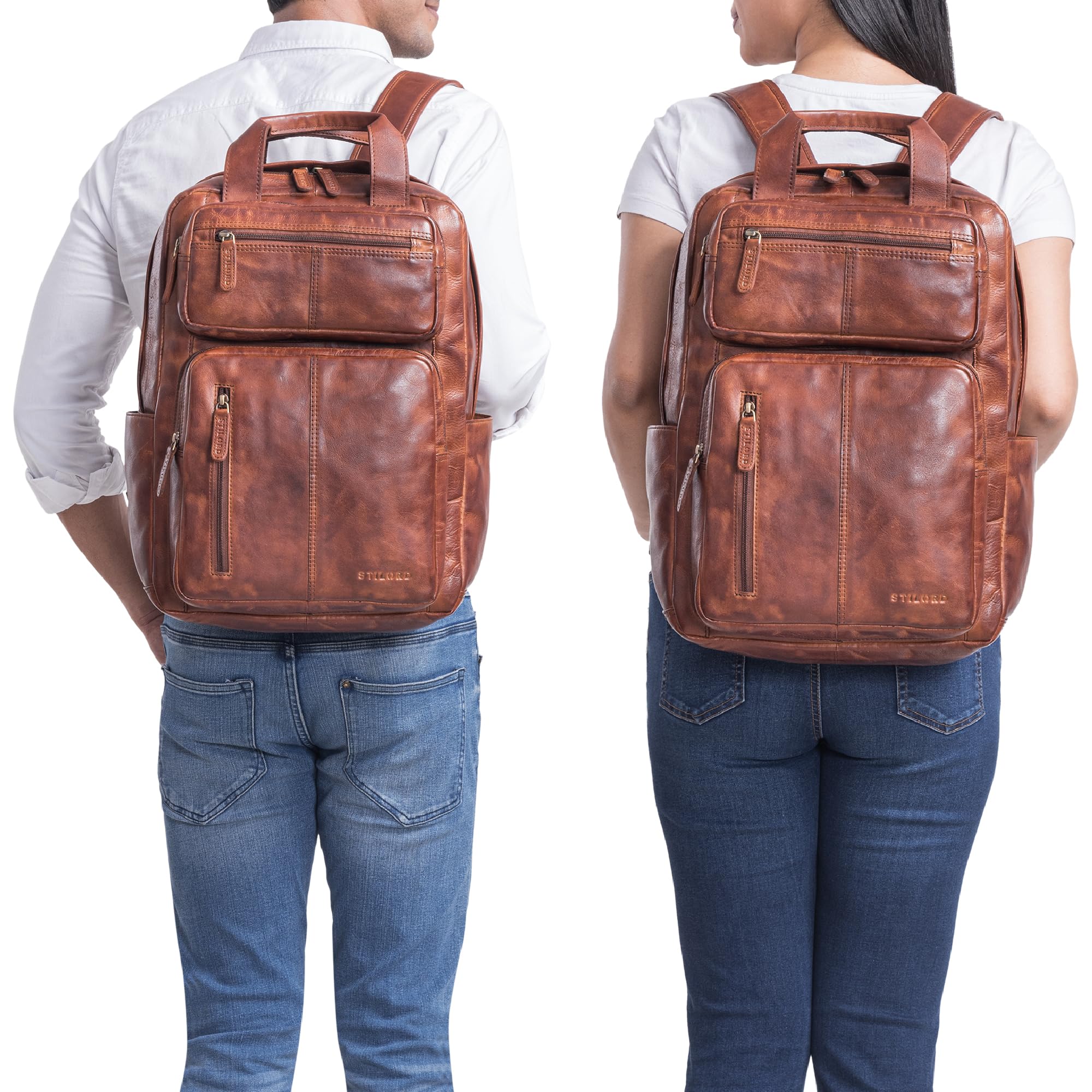STILORD Amos Exclusive Leather Backpack - Dettaglio