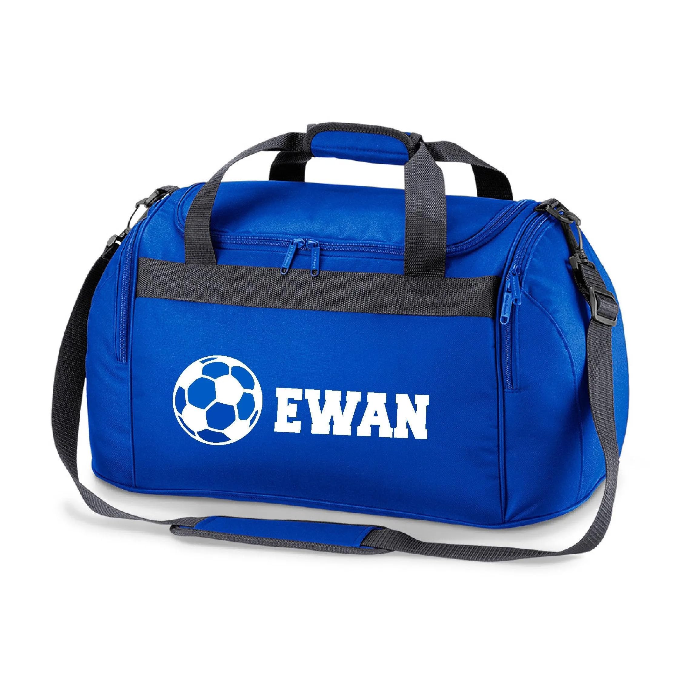 Personalised Name Football Soccer Sports Holdall Bag Kit Bag Team Training