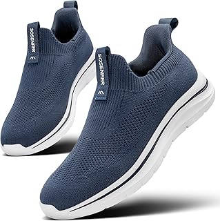 Sponsored You’re seeing this ad based on the product’s relevance to your search query.Learn more about this advertisement Sosenfer Slip on Trainers Men's Breathable Shoes Without Laces Trainers Comfortable Casual Sports Shoes Lightweight Gym Walking Shoes for Men