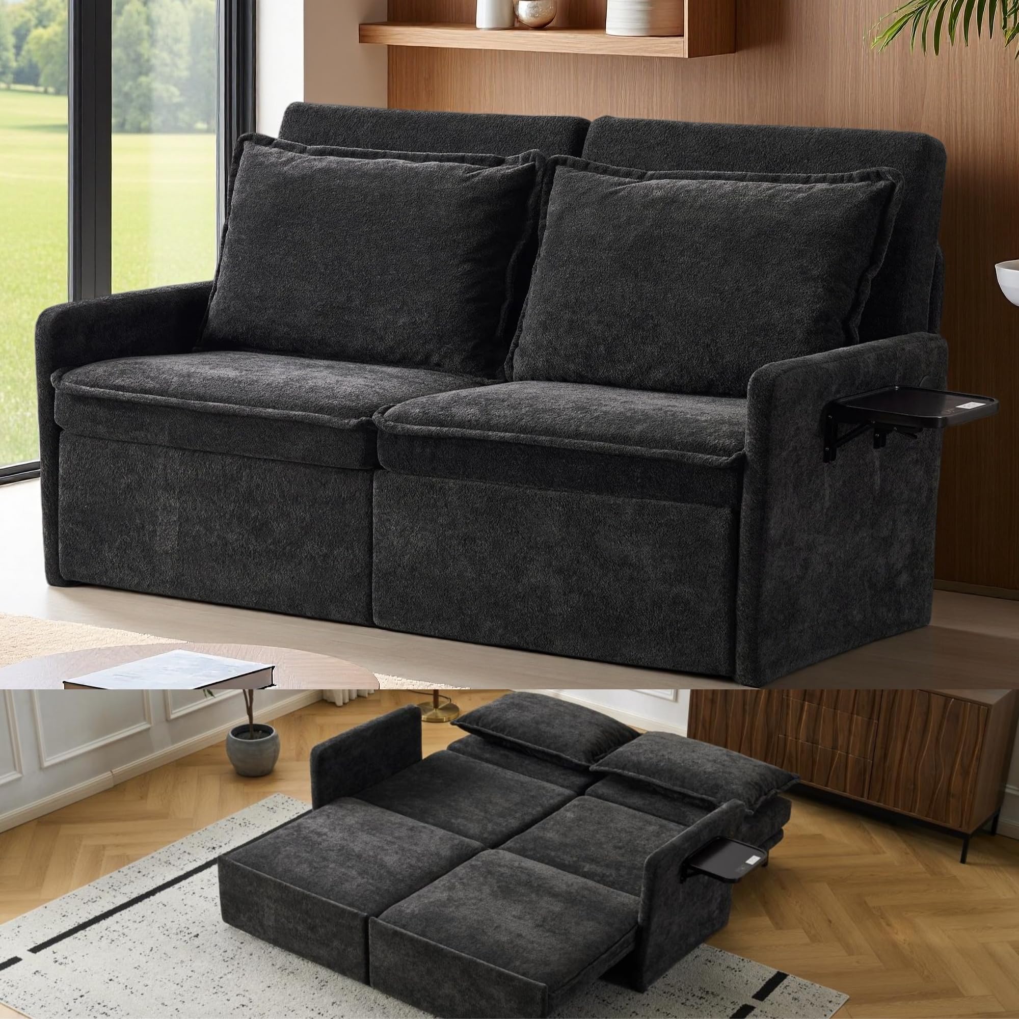 EBELLO Sofa mit Schlaffunktion