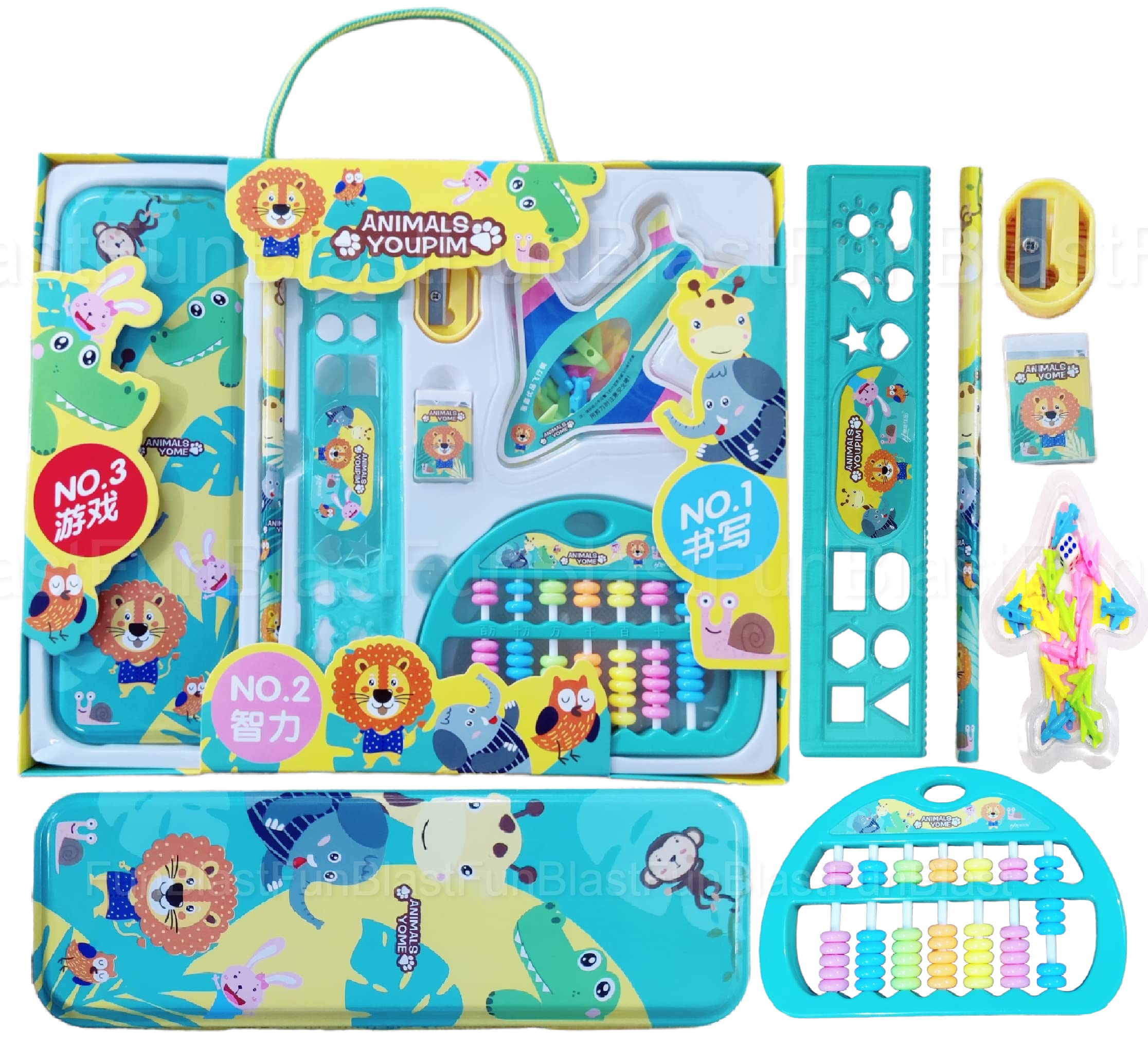 See full amazon price history chart for FunBlast Kawaii Stationery Set For Kids-Stationery Return Gifts For Kids|Student Stationery Set Pencil Box|Ruler|Eraser|Sharpener With Ludo And Toy Abacus|Birthday Gifts (Animals)|Multicolor FunBlast Kawaii Stationery Set For Kids-Stationery Return Gifts For Kids|Student Stationery Set Pencil Box|Ruler|Eraser|Sharpener With Ludo And Toy Abacus|Birthday Gifts (Animals)|Multicolor (B0BM4KR3R7) Amazon Price History, Amazon Price Tracker