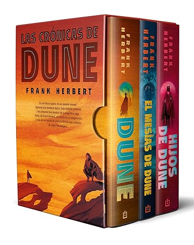 Trilogía Dune, edición de lujo (estuche con: Dune | El mesías de Dune | Hijos de Dune): Dune / El Mesías De Dune / Hijos De Dune/ Dune / Dune Messiah / Children of Dune (Best Seller)