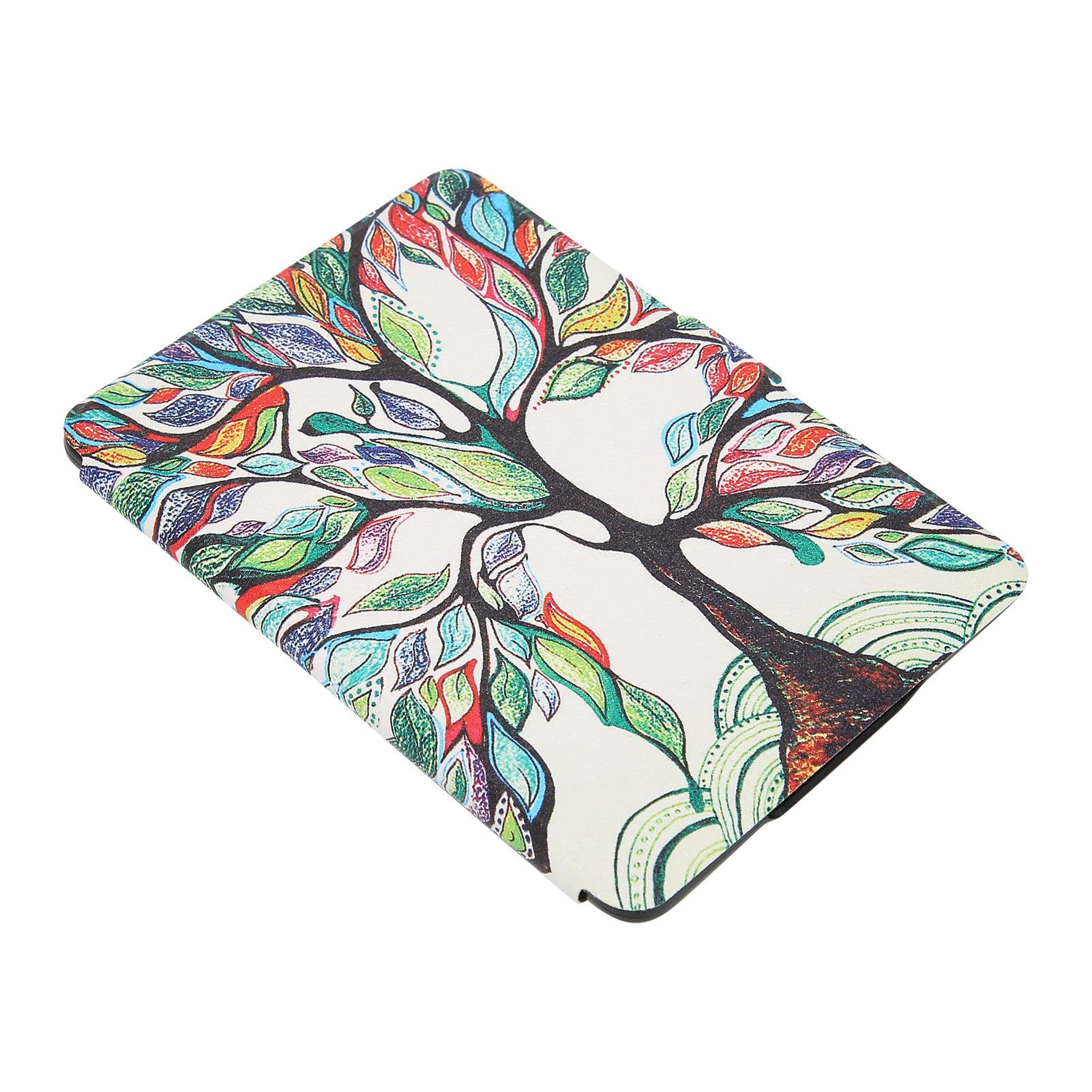 CHICIRIS Funda protectora de piel sintética para lector electrónico Paperwhite123, diseño elegante para entusiastas de la lectura, ligera y portátil para cualquier lugar (árbol del amor)
