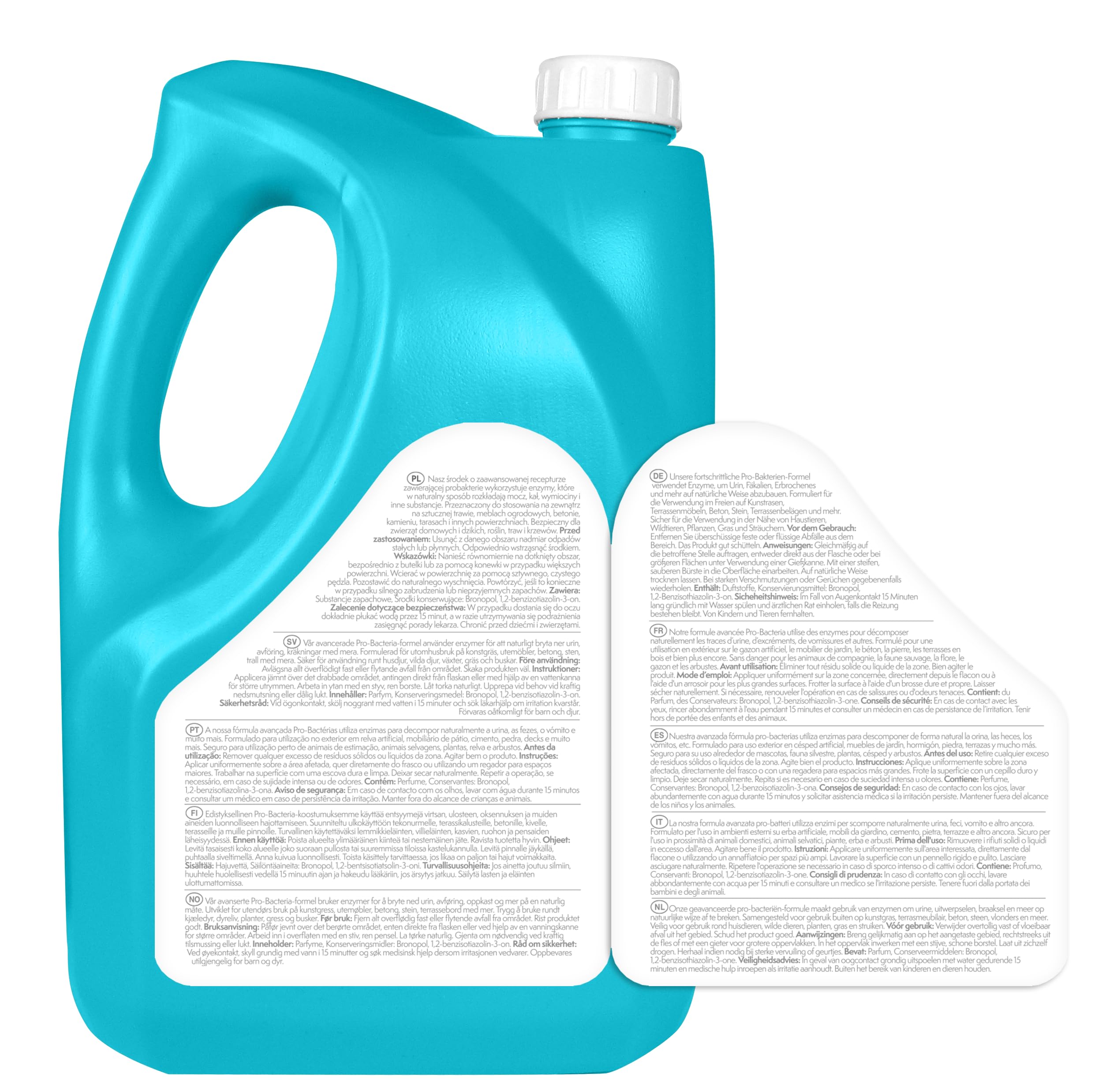 Simple Solution Patio & Decking Pet Stain and Odour Remover | Enzymatischer Reiniger mit Pro-Bakterien Reinigungskraft - 4 Liter