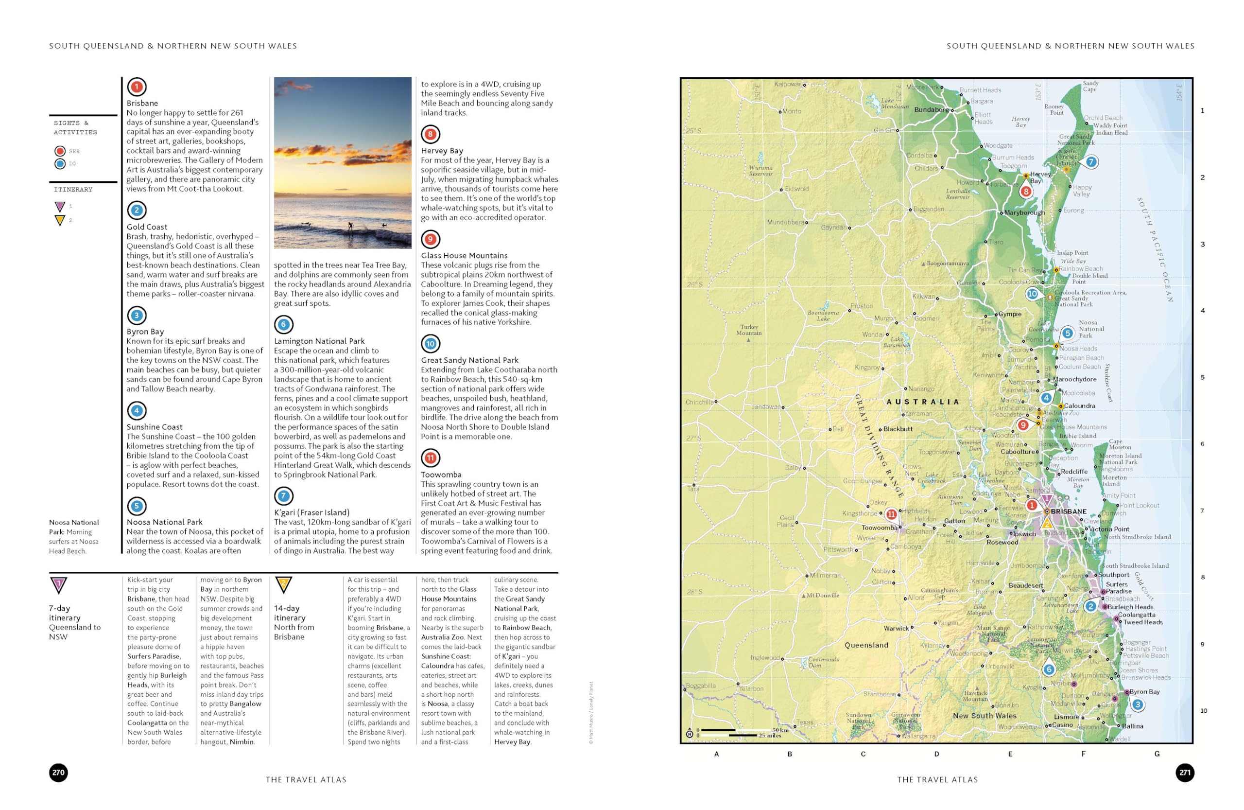 The Travel Atlas 1ed -anglais-: 205 Comprehensive Maps for Every Country on Earth | Itineraries from 2 Days to 2 Weeks | Trip Planning Tools & Recommended Activities