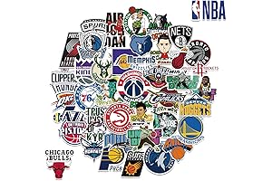 NBA Team Logo Stickers: Unleash Your Hoops Spirit