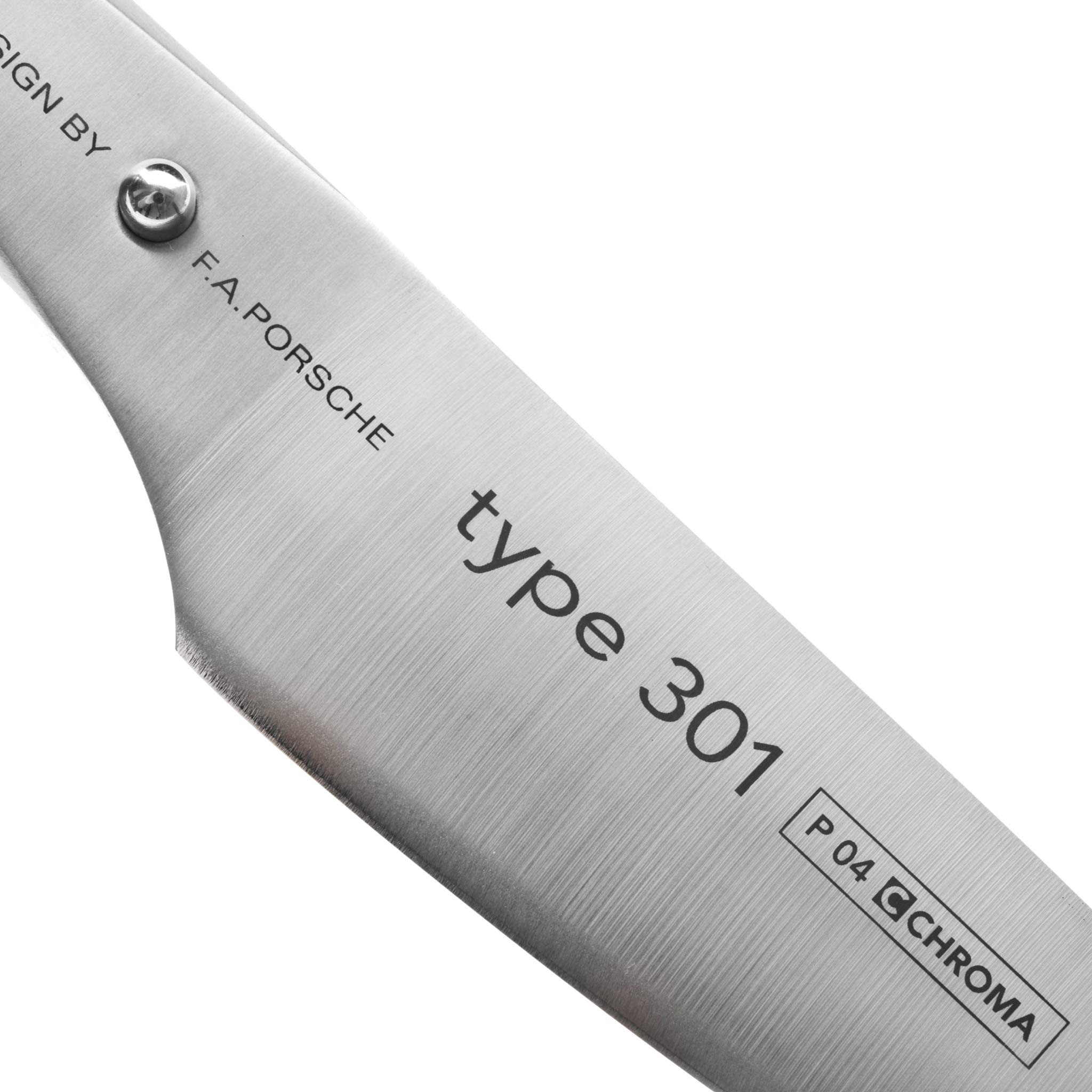 P42 Chroma Type 301 Design by F.A. Porsche, Fruit Knife Couteau à éplucher Couteau office Couteau bec d'oiseau 8 cm