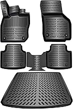 ELMASLINE 3D Rubber Mats and Boot Liner Set for Seat/Cupra Leon 4 (KL) 2020-2025 | Sports Tourer / Estate | Upper Loading Floor | Important Note: Floor Mats Do Not Fit Mild Hybrid!